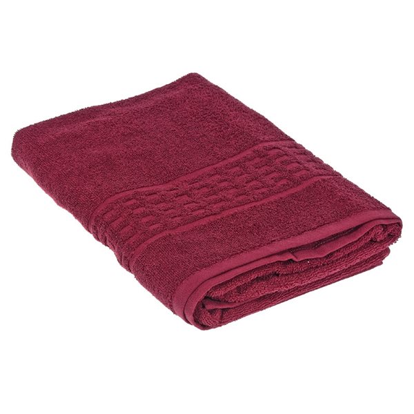 3 Pack Kitchen Towel Set (Burgundy Striped) IH casadécor Color: Burgundy